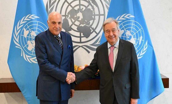 عطاف يجري بنيويورك محادثات مع الأمين العام للأمم المتحدة