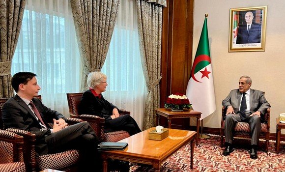 الوزير الأول يستقبل سفيرة جمهورية ألمانيا الاتحادية بالجزائر