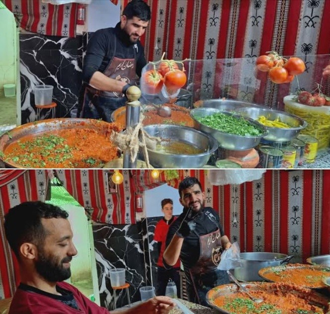 شعيب عوني من الصم البكم يصنع الاستثناء ويتحول الى أشهر معد لأكلة الدوبارة 