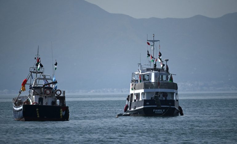 الاحتلال الصهيوني يهاجم “أسطول الحرية” في المياه الدولية