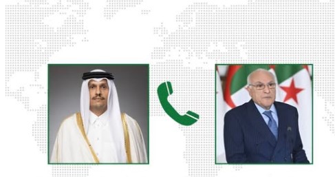 عطاف تلقى مكالمة هاتفية من نظيره القطري