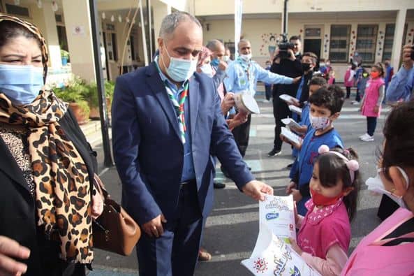 حملة وطنية لتوزيع 40 ألف طرد وقائي على تلاميذ المدارس