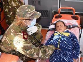 وزارة الدفاع : حملة تلقيح ضد الأنفلونزا والكشف عن فيروس كورونا لسكان المناطق النائية بسيدي بلعباس