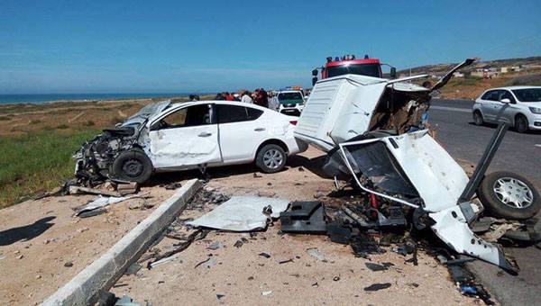 وفاة 5 أشخاص وجرج 27 آخرين خلال ال24 ساعة في حوادث مرور