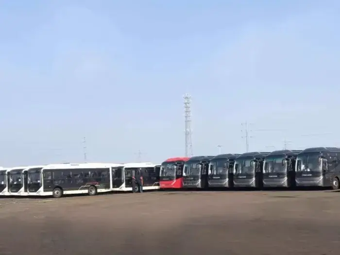 تيرصام تشرع في شحن 1000 حافلة جديدة من الصين