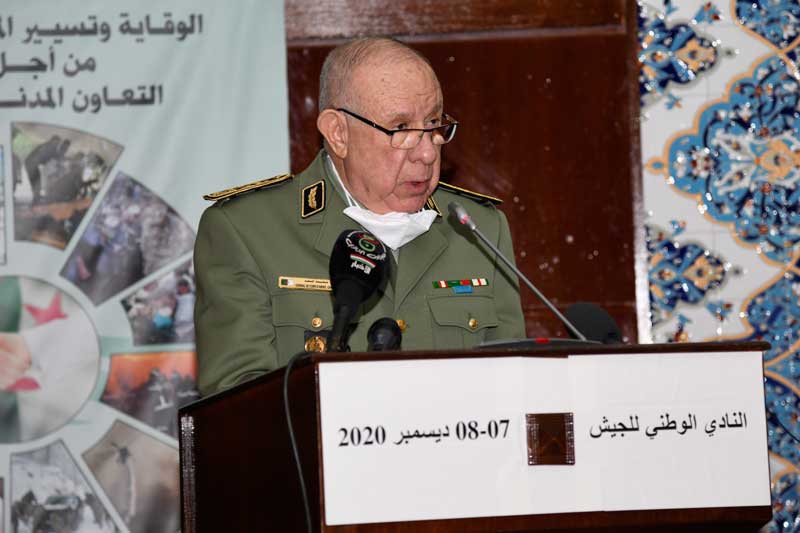 شنقريحة يدعو إلى التحيين المتواصل لمخططات التدخل الخاص بالكوارث