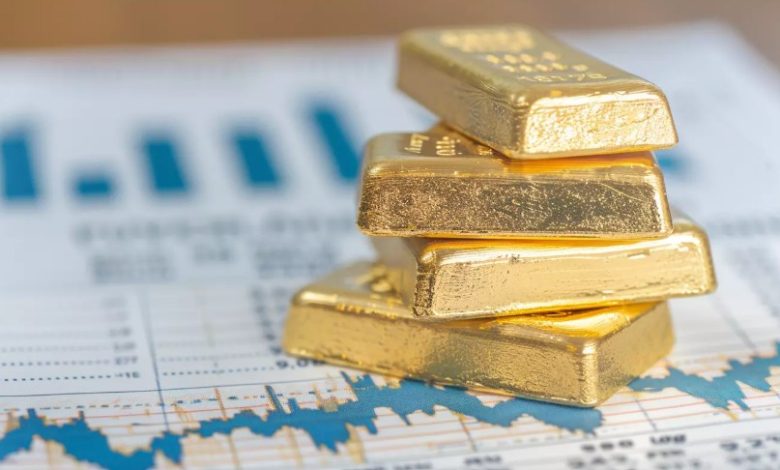 تراجع اسعار الذهب إلى أدنى مستوى له في أكثر من شهر