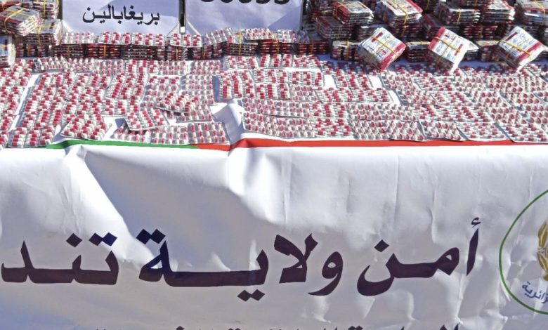 حجز كمية معتبرة من المؤثرات العقلية بتندوف